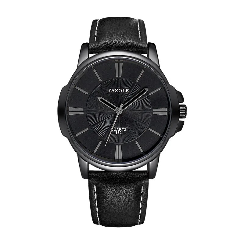 Luxurious Blue Glass Leather Watch™ - Wilson | Last Day 80% Off!