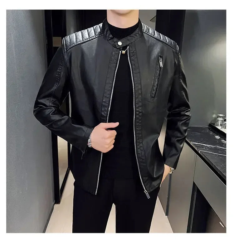 Elegant Leather Jacket | Last Day 80% Off!