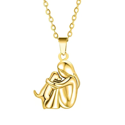 Olivia & Ivy | Dog Embrace Necklace | Last Day 80% Off!