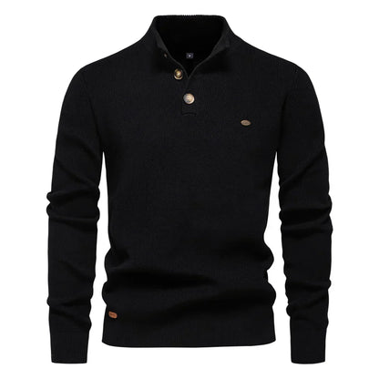 Wilson| Men's Sweater with Button Design | Last Day 80% Off!