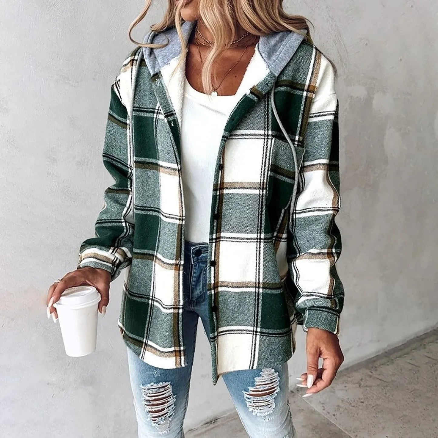 Lena™ - Classic Check Jacket | Last Day 80% Off!