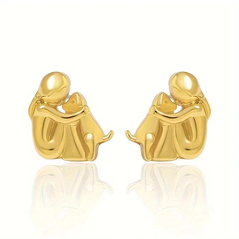 Olivia & Ivy | Dog Embrace Earring | Last Day 80% Off!
