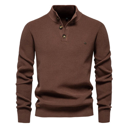Wilson| Men's Sweater with Button Design | Last Day 80% Off!