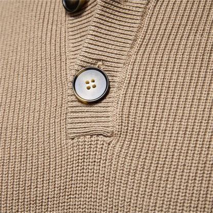 Wilson| Men's Sweater with Button Design | Last Day 80% Off!