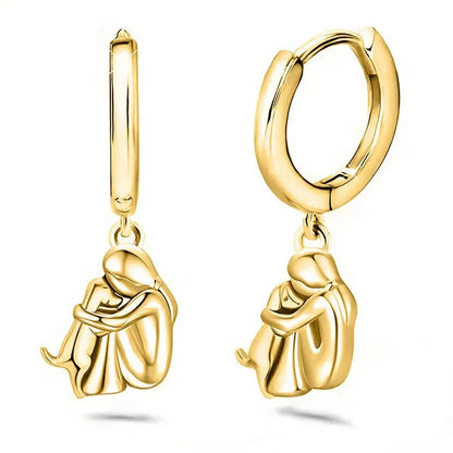Olivia & Ivy | Dog Embrace Earrings | Last Day 80% Off!