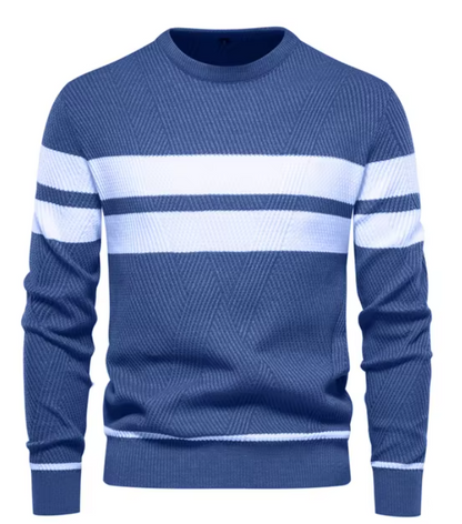 Wilson | Stylish Men's Pullover with Herringbone Pattern | Last Day 80% Off!