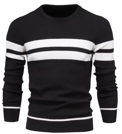 Wilson | Stylish Men's Pullover with Herringbone Pattern | Last Day 80% Off!