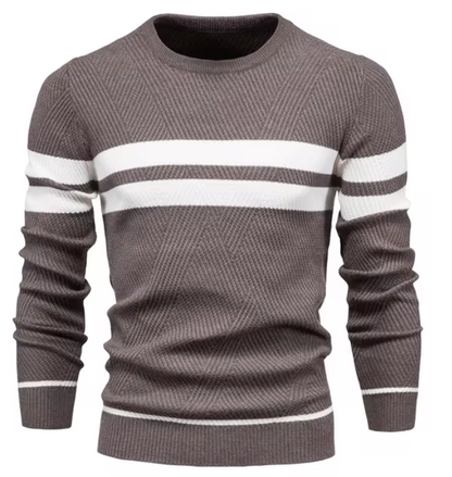 Wilson | Stylish Men's Pullover with Herringbone Pattern | Last Day 80% Off!