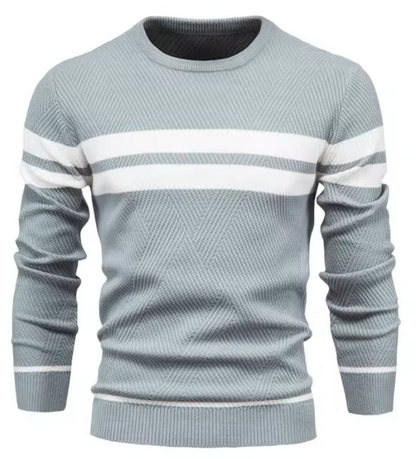 Wilson | Stylish Men's Pullover with Herringbone Pattern | Last Day 80% Off!