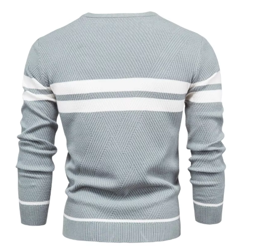 Wilson | Stylish Men's Pullover with Herringbone Pattern | Last Day 80% Off!