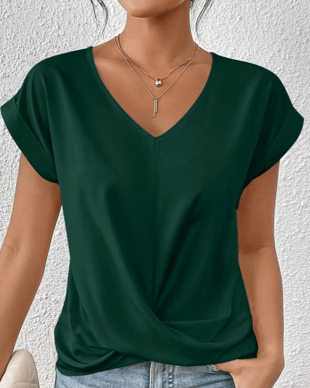 Maray | Perfect V-neck Top | Last Day 80% Discount!