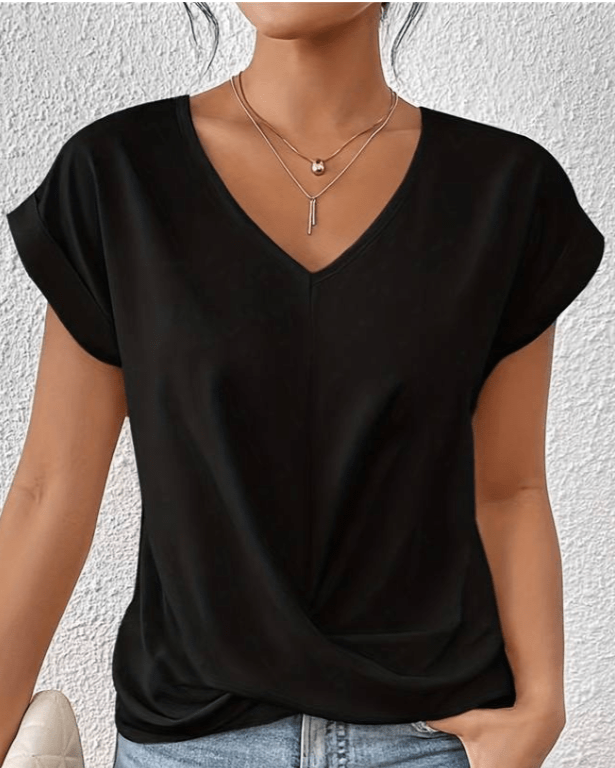 Maray | Perfect V-neck Top | Last Day 80% Discount!