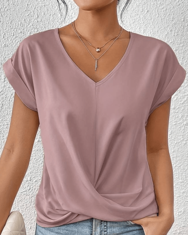 Maray | Perfect V-neck Top | Last Day 80% Discount!