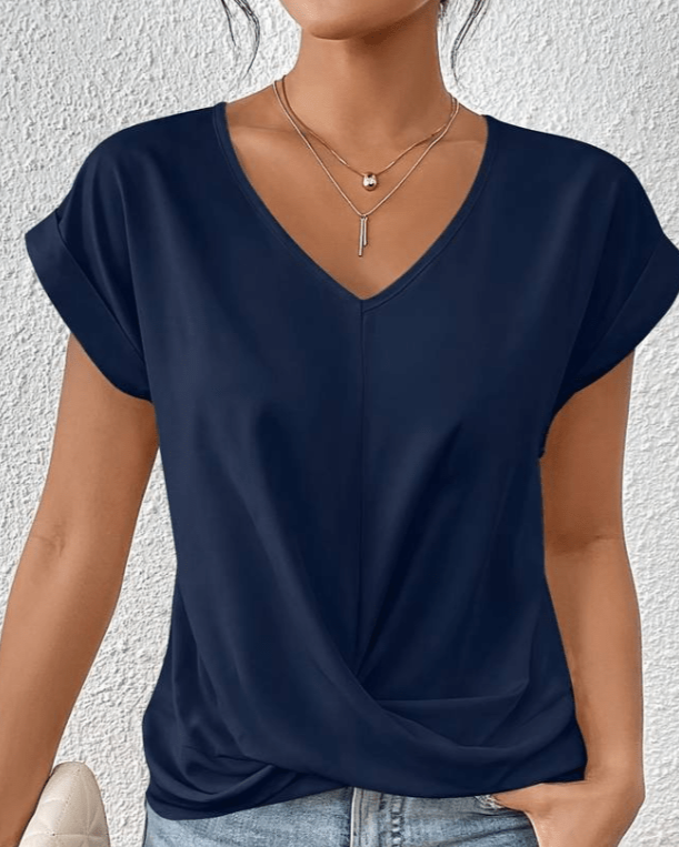 Maray | Perfect V-neck Top | Last Day 80% Discount!