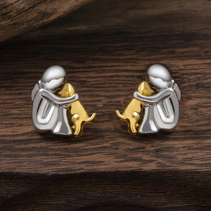 Olivia & Ivy | Dog Embrace Earring | Last Day 80% Off!
