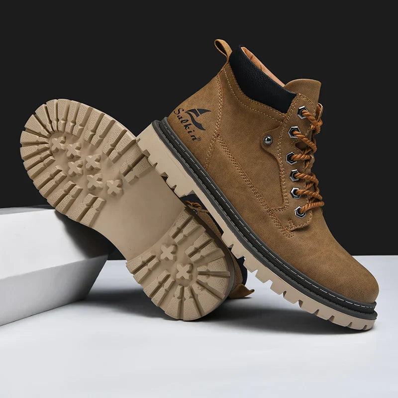 Lysaro - Urbanite Leather Boots | Last Day 80% Off!