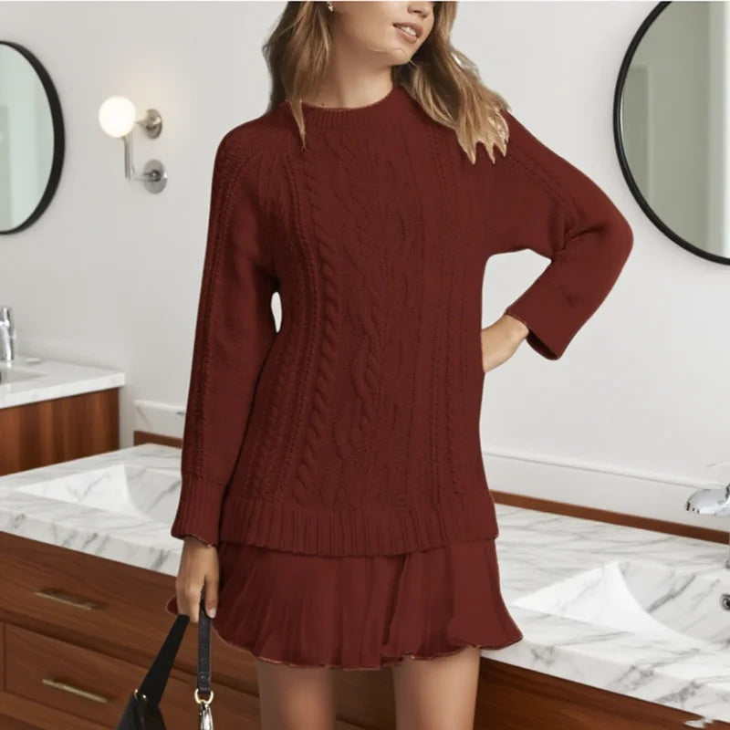 Eira | Classic Sweater Dress | Last Day 80% Off!