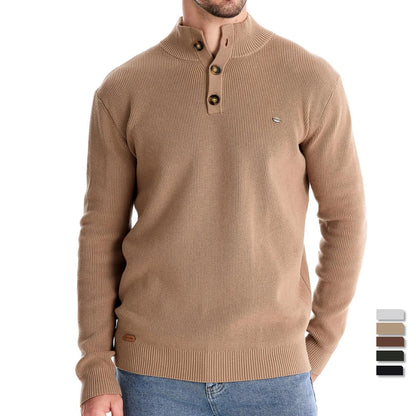 Wilson| Men's Sweater with Button Design | Last Day 80% Off!