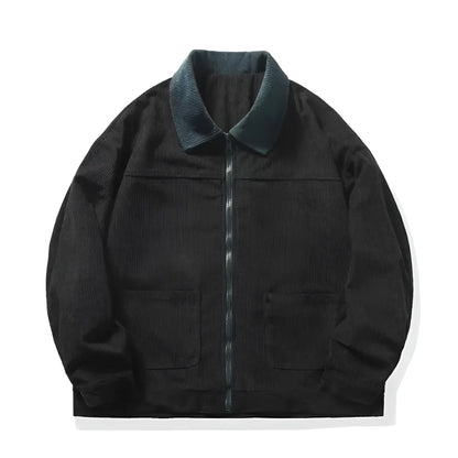 Montana Corduroy Color Block Jacket | Last day 80% off!