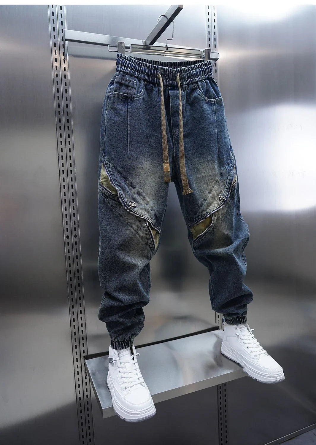 Laurent™ | Baggy Denim Pants with Belt | Last Day 80% Off!