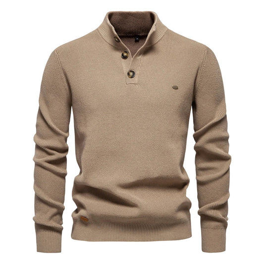 Wilson| Men's Sweater with Button Design | Last Day 80% Off!