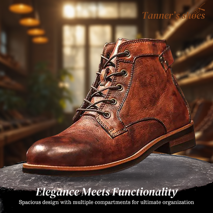 Mark | Classic retro leather boots for men | Last day 80% off!