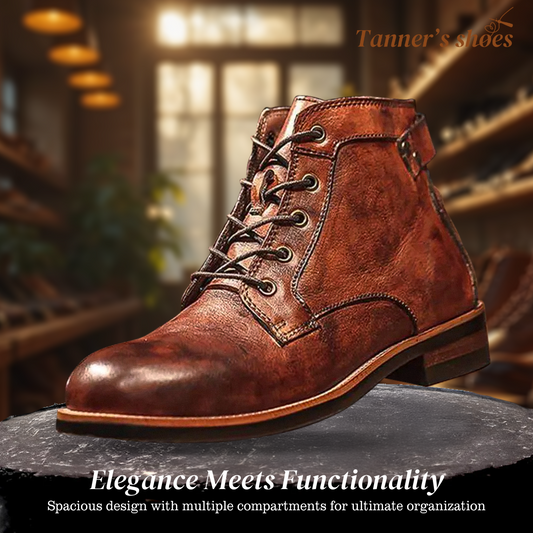 Mark | Classic retro leather boots for men | Last day 80% off!