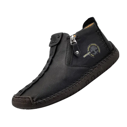 Logan | Classic Men's Leather Ankle Shoes | Last day 80% off!