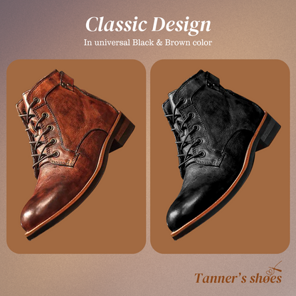 Mark | Classic retro leather boots for men | Last day 80% off!