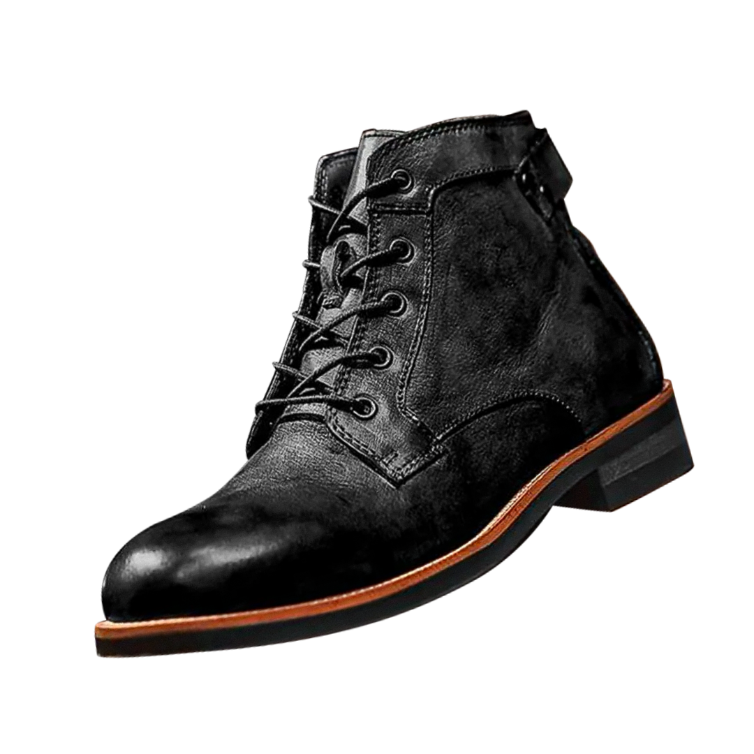 Mark | Classic retro leather boots for men | Last day 80% off!