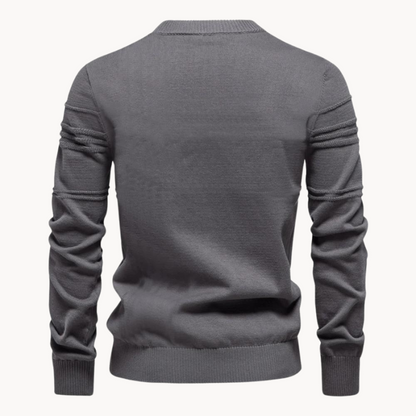 Wilson | Stylish Men's Pullover with Check Design | Last Day 80% Off!