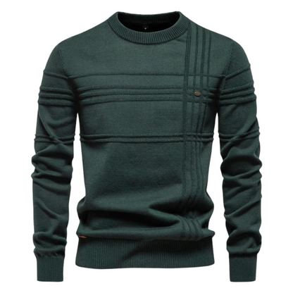Wilson | Stylish Men's Pullover with Check Design | Last Day 80% Off!