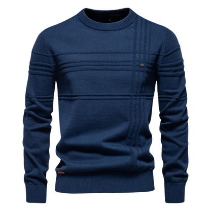 Wilson | Stylish Men's Pullover with Check Design | Last Day 80% Off!