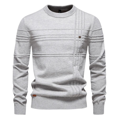Wilson | Stylish Men's Pullover with Check Design | Last Day 80% Off!