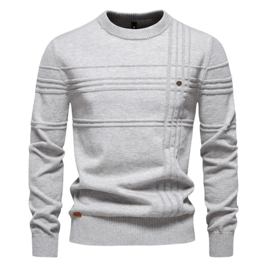 Wilson | Stylish Men's Pullover with Check Design | Last Day 80% Off!