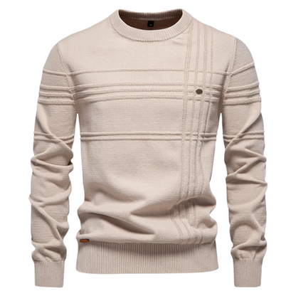 Wilson | Stylish Men's Pullover with Check Design | Last Day 80% Off!