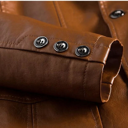Elliot™ - Stylish Warm Leather Jacket | Last day 80% off!