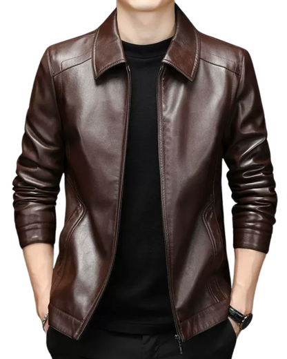 Casual Leather Jacket | Last Day 80% Off!