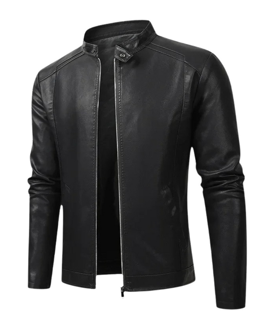 Elegant Men's Biker Leather Jacket | Last Day 80% Off!