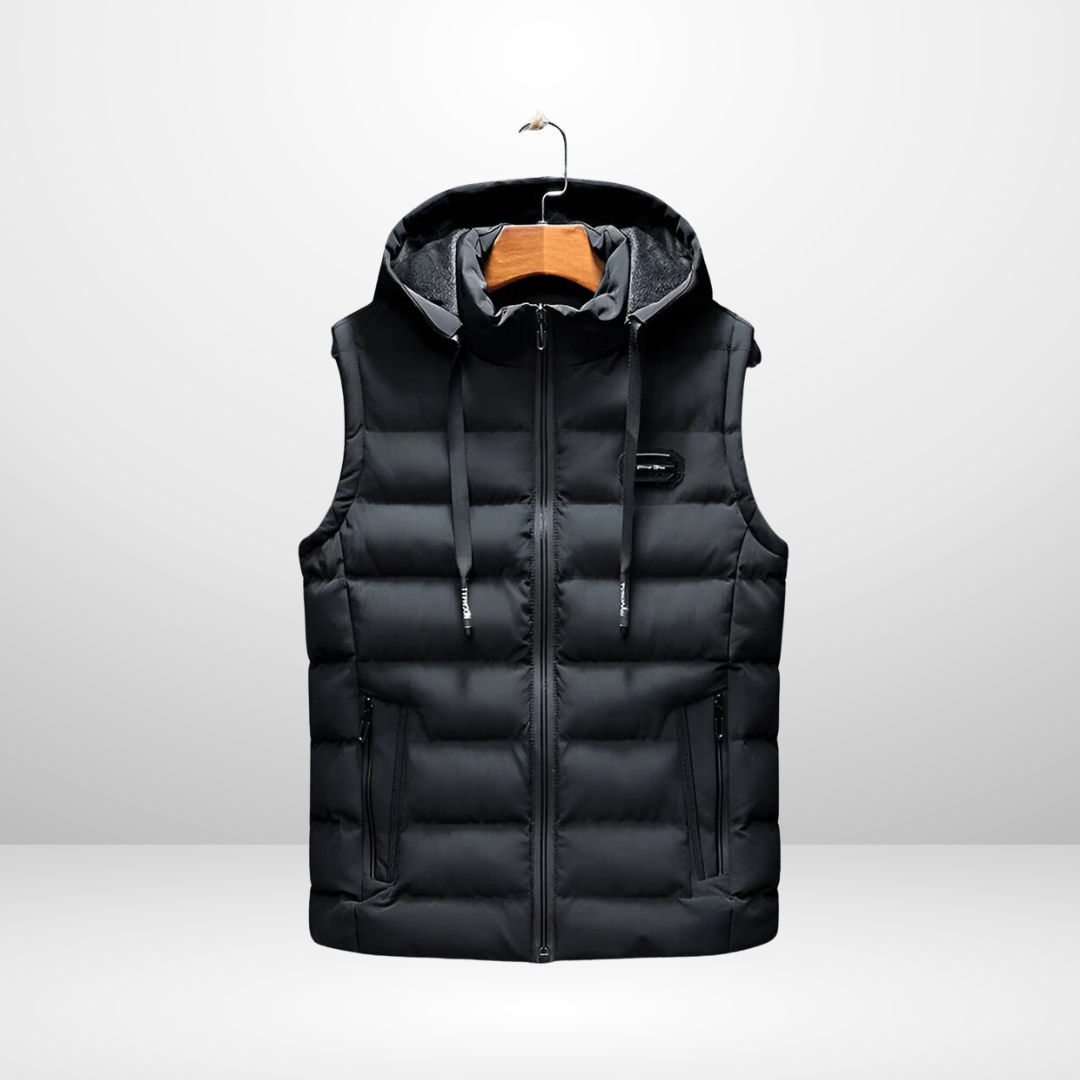 Padded Vest with Hood | Last day 80% off!