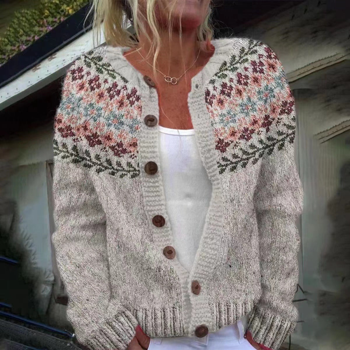 Madelyne | Vintage Icelandic Cardigan | Last Day 80% Off!