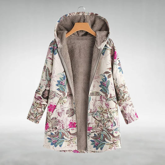 Fleural™ – Stylish Fleece Jacket with Floral Pattern | Last Day 80% Off!