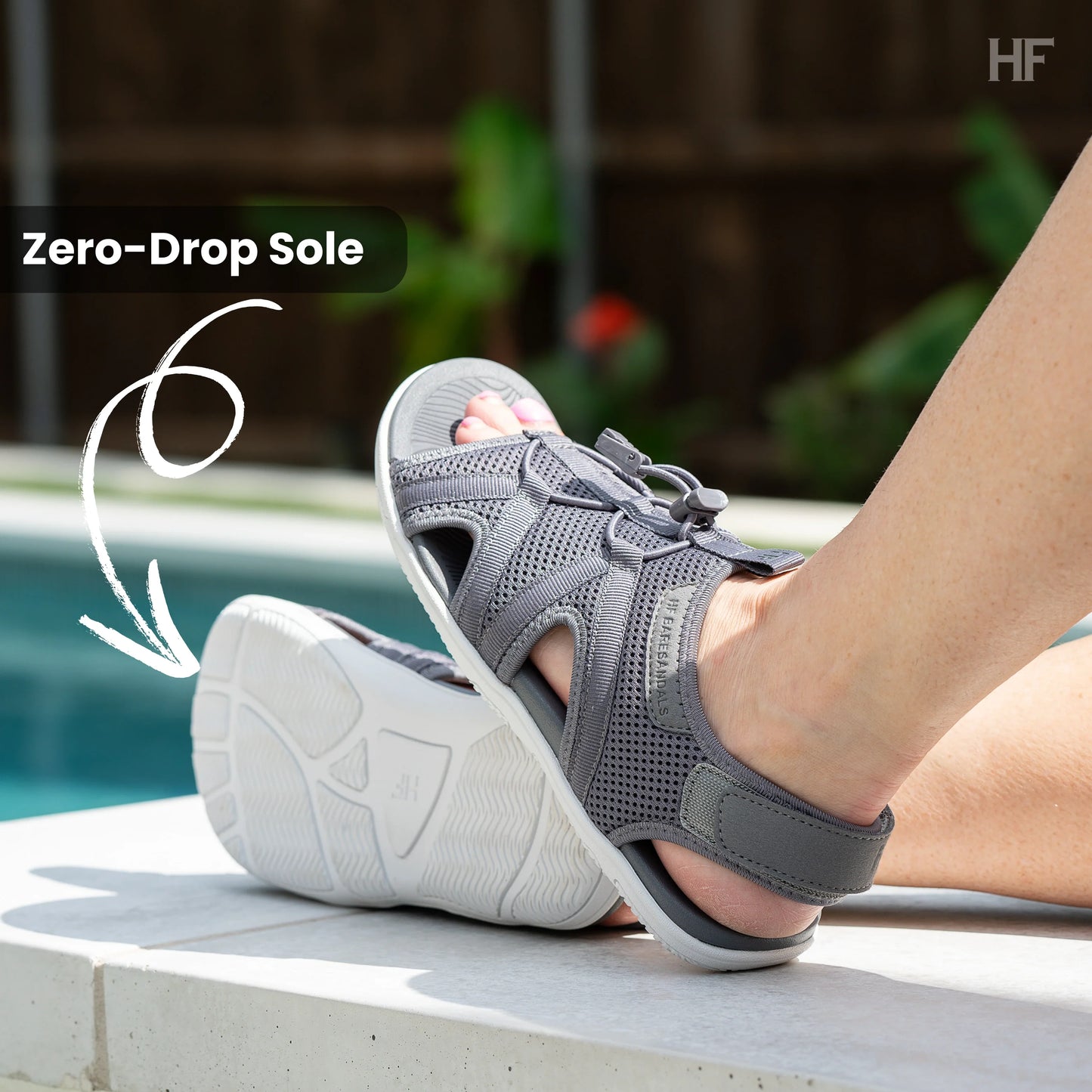 HF Baresandals II - Ergonomic Footbed & Ultra-Lightweight Barefoot Sandals (Unisex) (Buy 1 pair, get 1 pair free)