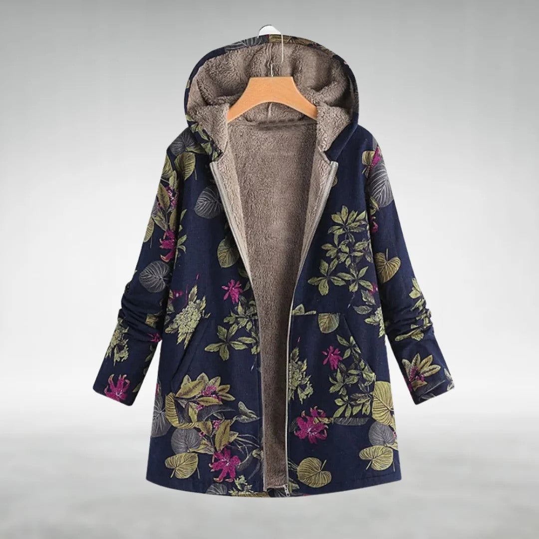 Fleural™ – Stylish Fleece Jacket with Floral Pattern | Last Day 80% Off!