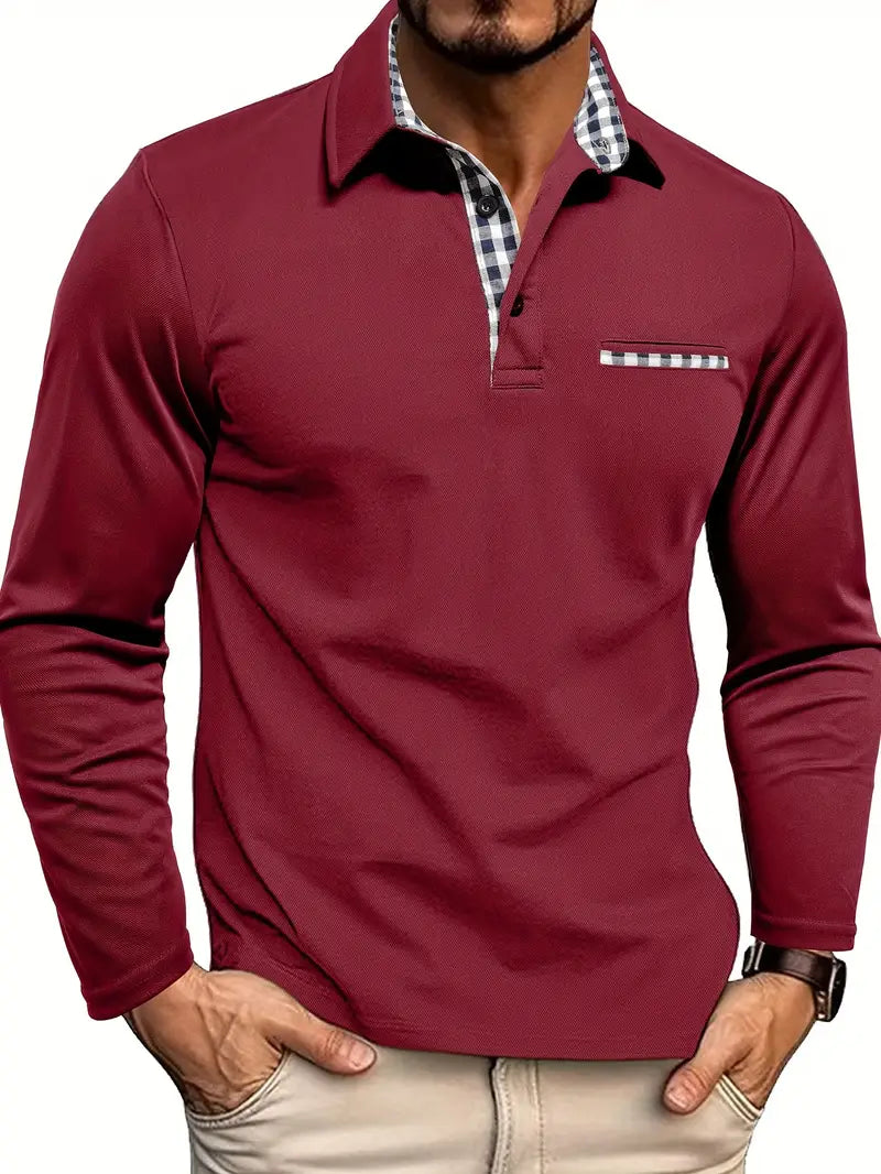 Premium Long Sleeve Polo | Last Day 80% Off!