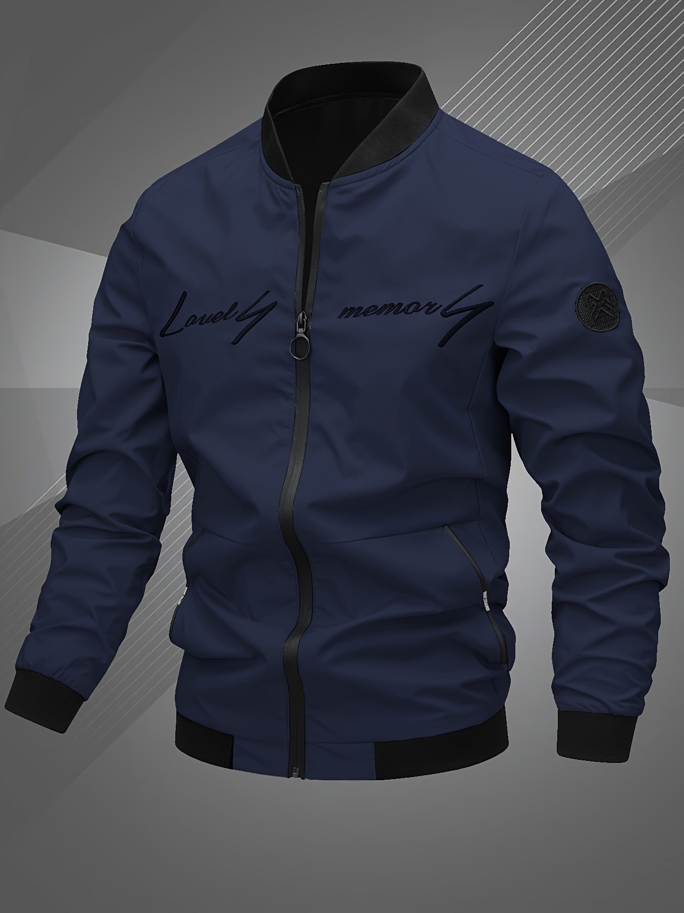 Harm | Casual Bomber Jacket with Long Sleeves | Last Day 80% Off!