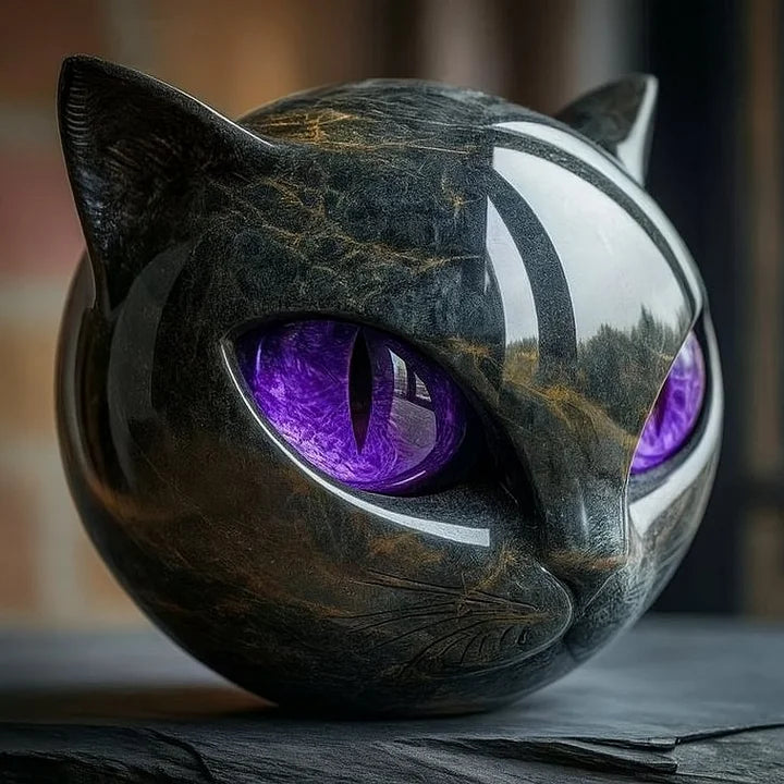 Elvianne | Mystical Cat Head Sculpture Last day 80% off!