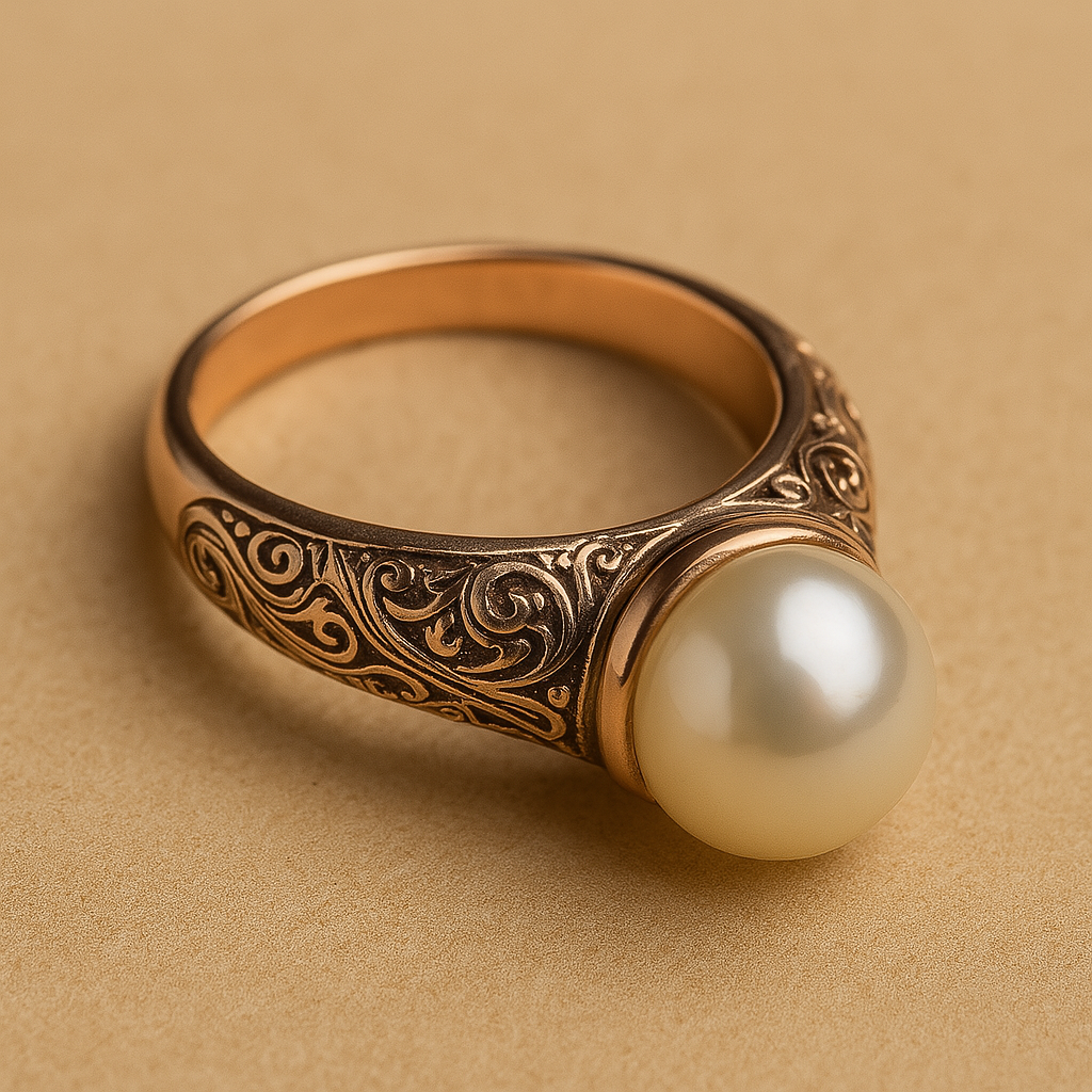 Vintage Pearl Golden Ring | Last day 80% off!