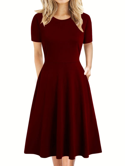 Evelyn Quinn | Retro A-Line Summer Dress | Last Day 80% Off!