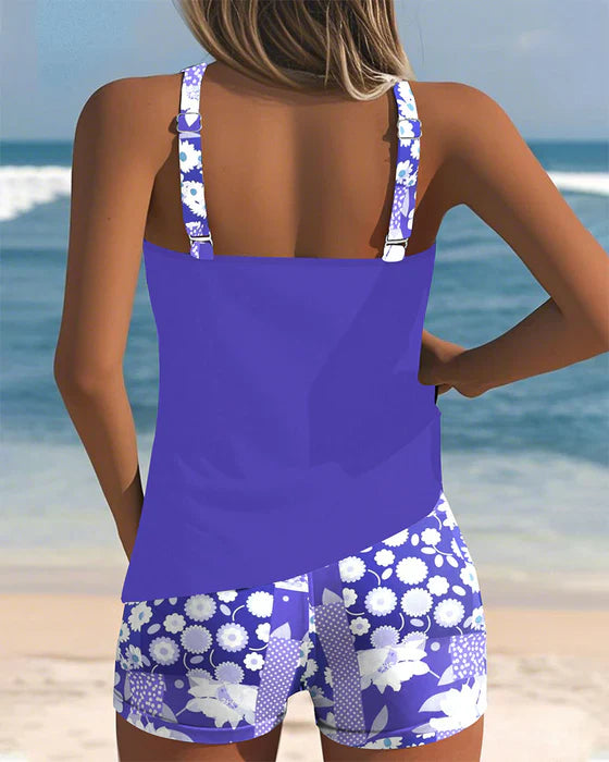 Yara - Sporty Swimsuit with Boxer I Last Day 80% Off!